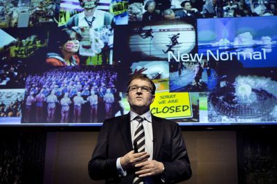 Thomas Lekfeldt/arkiv/Ritzau Scanpix. Danske Bank mistede 92 milliarder kroner i den globale finanskrise. Det viste bankens beregninger i 2012. Krisen kostede også bankens daværende ordførende direktør, Eivind Kolding, posten.