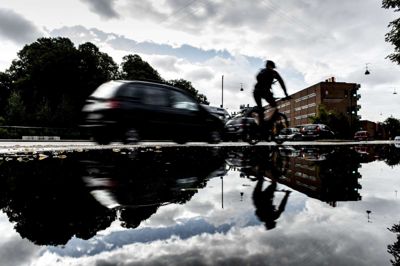 Klimatilpasning skal sikre, at regnvand fra skybrud skal opsamles og bruges i perioder med tørke. Foto: Mads Claus Rasmussen/arkiv/Ritzau Scanpix