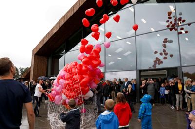 Hjertet blev indviet med maner. Foto: Henrik Ole Jensen