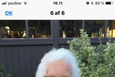 Emma Harboe, der netop har fejret krondiamantbryllup med sin mand Konrad, fejrer sin 90-årsfødselsdag på søndag med venner og familie. Foto: Kurt Harboe