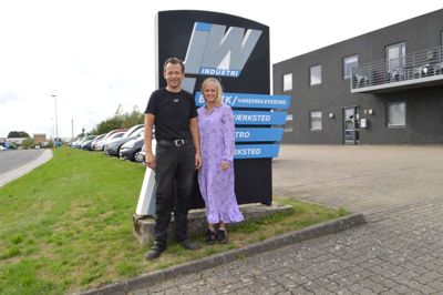 John og Jannie Winther har gennemført et flot og planlagt comeback med stålvirksomheden JW Industri. ?Foto: Flemming Thulstrup
