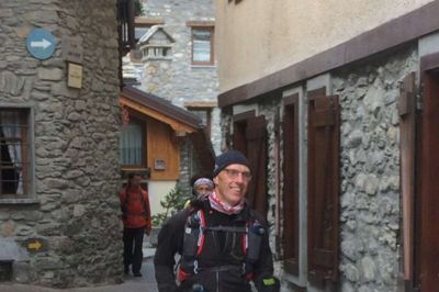 Preben Rasmussen fra Ikast har løbet 170 kilometer rundt om Mont Blanch. ?Foto: Privat
