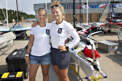 Henning Bagger/Ritzau Scanpix. Katja Salskov-Iversen (th.) og Jena Mai Hansen stopper deres succesfulde samarbejde.