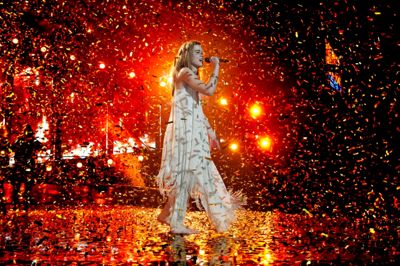 Emmelie de Forest, vinder af Dansk Melodi Grand Prix 2013, seneste gang det blev afholdt i Herning. Foto: Henrik Ole Jensen