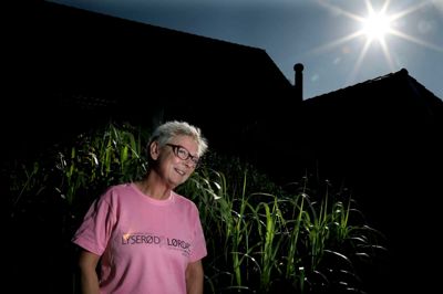 Inge Dinis har tre gange snydt døden, og er vil leve resten af sit liv med nye vaner og dyb taknemmelighed. ?Foto Henrik Ole Jensen