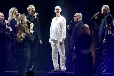 Oslo Gospel Choir - et af verdens bedste gospelkor - opførte ny musical foran 2.200 tilskuere i IBF-Arena i Ikast.
Foto: Flemming Hansen
