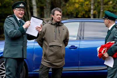 Kronprins Frederik på kongejagt i Gludsted. Foto: Henrik Ole Jensen