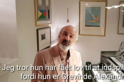 Jesper Buhl kunne ikke høre Alexandras sang til ende. Foto: Philip Horup