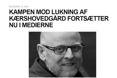 Så kom Ikast Avis og chefredaktør Steen Hebsgaard på forsiden af SIAD - Stop Islamiseringen af Danmark«. ? Screendump fra hjemmesiden