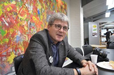 Johnny Svenné Olsen ser en travl fremtid i møde, når nye uddannelser for produktionsskolerne skal træde i kraft til august 2019. ?FOTO: LAILA KEMPEL