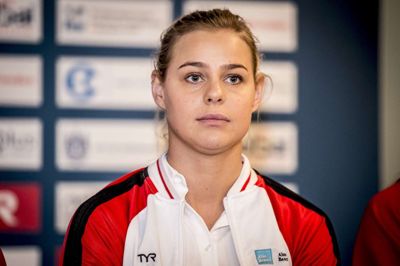 Mads Claus Rasmussen/Ritzau Scanpix. Pernille Blume og de øvrige danske topsvømmere har allerede stort fokus på OL i Tokyo 2020, og det koster deltagelsen ved kortbane-VM. (Arkivfoto)