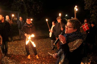 Fra lysfesten i november. Foto; Jan Anderschou