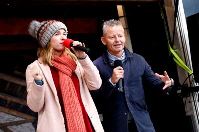 Bubber og Louise - lander i Ikast for at underholde. ?FOTO: Presse