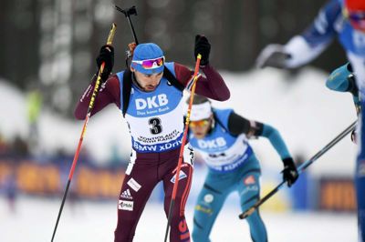 Martti Kainulainen/Ritzau Scanpix. Anton Shipulin blev 13. december sat i forbindelse med doping under VM i 2017 af de østrigske myndigheder. Nu har han valgt at indstille karrieren. (Arkivfoto).