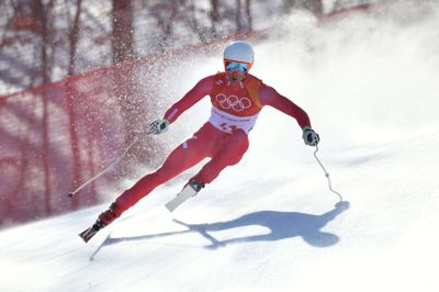 Fabrice Coffrini/Ritzau Scanpix. Christoffer Faarup kan give sig selv en god fødselsdagsgave med succes i styrtløbet i Bormio. (Arkivfoto)