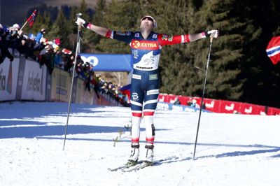 Pedersen, Terje/Ritzau Scanpix. Langrendsløberen Ingvild Flugstad Østberg efterlod ingen tvivl om, at hun var den med afstand stærkeste kvinde i sæsonens udgave af Tour de Ski.