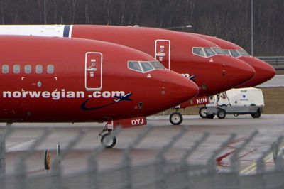 TT News Agency/Reuters. Norwegian kæmper stadig med at fylde sine fly. (Arkivfoto)