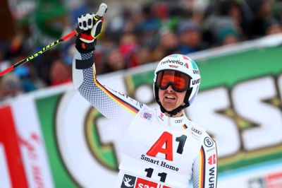 Lisi Niesner/Reuters. Stefan Luitz er blevet frataget sejren, som han ellers opnåede 2. december i storslalom.