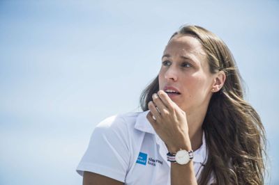 Ida Marie Odgaard/Ritzau Scanpix. Rikke Møller Pedersen satte for seks år siden verdensrekord i 200 meter brystsvømning. Mandag har hun indstillet karrieren på topplan. (Arkivfoto).