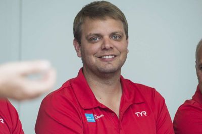 Sara Gangsted/Ritzau Scanpix. Stefan Hansen er tilbage i folden hos Dansk Svømmeunion. Billedet her er fra 2015.