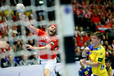 Mikkel Hansen førte an i den danske sejr. Foto: Flemming Hansen