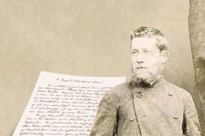 14. februar er der foredrag om Ingvard Helms, der fik stor betydning i det midtjyske. Billedet er fra forsiden af en bog om hans liv.