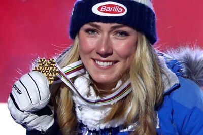 Denis Balibouse/Reuters. Amerikaneren Mikaela Shiffrin er storfavorit til at vinde kvindernes storslalomkonkurrence torsdag. (Arkivfoto)
