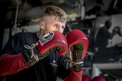 Mads Claus Rasmussen/Ritzau Scanpix. Patrick Nielsen ses her under forberedelserne til sidste års kamp mod Arthur Abraham.