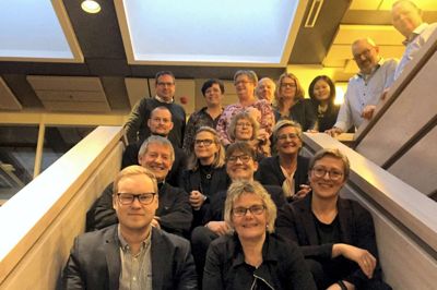 Sådan så det ud, da bosætningsudvalget første gang var samlet på rådhuset. Foto: PR-foto