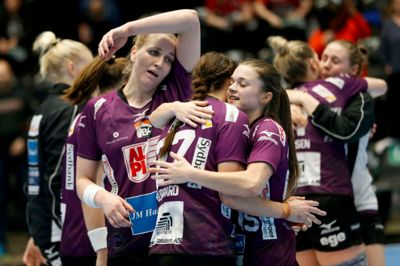 HIH-spillerne kunne juble over endnu en sejr. Foto: Flemming Hansen