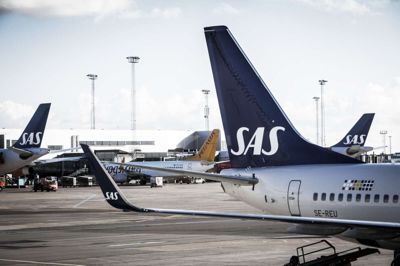 Jeppe Bjørn Vejlø/Ritzau Scanpix. Knap to millioner passagerer rejste med SAS i februar. (Arkivfoto)