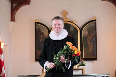 Anders Kaufmann har været en dygtig vikar for Jens Peter Gerne, oplyser menighedsrådet. Sidste gudstjeneste som vikar er på søndag. Foto: Privatfoto