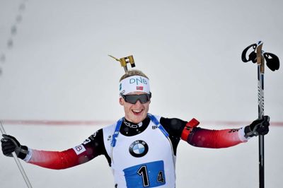 Robert Henriksson/Ritzau Scanpix. Den norske skiskytte Johannes Thingnes Bø har vist forrygende form i Holmenkollen i de seneste dage.