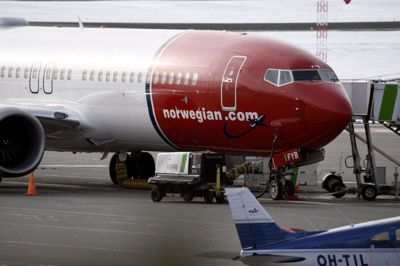 Heikki Saukkomaa/Ritzau Scanpix. Norwegian har 18 fly af typen Boeing 737 MAX, som i øjeblikket er ramt af flyveforbud. (Arkivfoto)