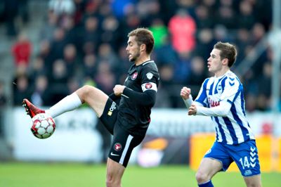 Jakob Poulsen har nu scoret flest mål af alle på straffespark i Superligaen. Scoringen mod OB var nummer 20. Foto: Henning Bagger/Ritzau Scanpix