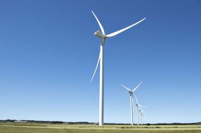 Henning Bagger/Ritzau Scanpix. Det er ikke Apple selv, der opfører vindmøllepark og solcelleanlæg. Det gør firmaets danske energipartner, European Energy A/S. (Arkivfoto)