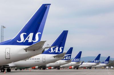 NTB Scanpix/Reuters. SAS-piloterne har strejket siden 26. april. De ønsker højere løn og mere forudsigelighed i deres arbejdstid. (Arkivfoto)