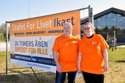 Formand for styregruppen Peder Fenger og næstformand Katrine Vinther. Foto: Privatfoto