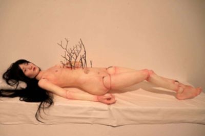 Et billede af en af de japanske kunstnere, der kommer til Gludsted, nemlig Yuina Mitsuuti. ?Foto: Privatfoto