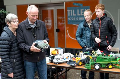 Der har flere gange tidligere været loppemarked i Strøgcentret. Foto: Tom Laursen