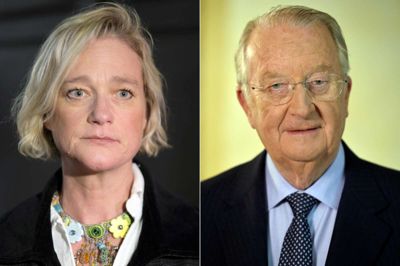 Eric Lalmand/Ritzau Scanpix. Den belgiske kunstner Delphine Boel (tv) har ført en langvarig faderskabssag mod Belgiens ekskonge, Albert II (th).