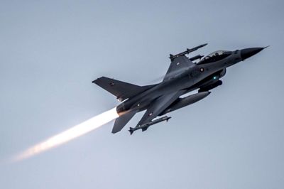 Mads Claus Rasmussen/Ritzau Scanpix. Rusland har tidligere krænket dansk luftrum. Siden 2013 har danske F-16-fly således været på vingerne 184 gange, efter at russiske militærfly har fløjet i internationalt luftrum nær dansk interesseområde. (Arkivfoto)
