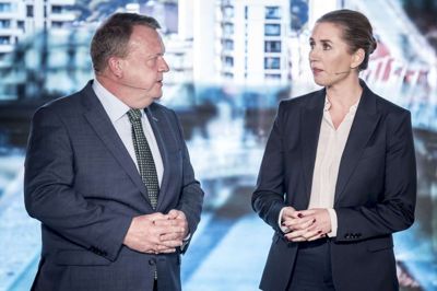 Mads Claus Rasmussen/Ritzau Scanpix. Lars Løkke Rasmussen har fået 20 timers skærmtid i de første 14 dage af valgkampen, mens Mette Frederiksen må nøjes med 12 timer.