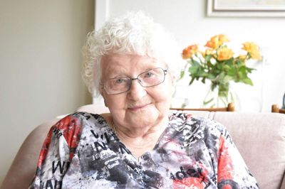 Ella Bjerg kan på søndag fejre sin 100-årsfødselsdag. Foto: Jacob Hove