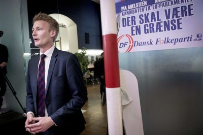 Liselotte Sabroe/Ritzau Scanpix. Ifølge DR's valgmåling står Peter Kofod til at blive den eneste DF'er i EU-parlamentet. TV2 spår partiet til to mandater.