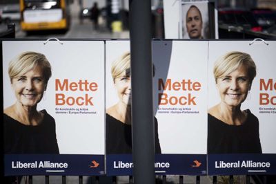 Kristian Djurhuus/Ritzau Scanpix. Liberal Alliance og spidskandidat kulturminister Mette Bock ser ikke ud til at få en plads i Europa-Parlamentet. Det viser valgstedsmålinger fra DR og TV2 søndag klokken 20.