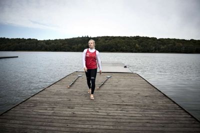Ida Guldbæk Arentsen/Ritzau Scanpix. I sidste uge vandt Emma Aastrand Jørgensen sølv i Poznan i 200 meter enerkajak. Lørdag vandt hun guld på samme distance. (Arkivfoto)