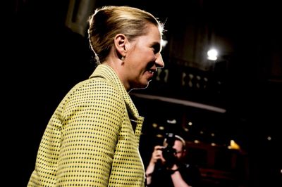 Mads Claus Rasmussen/Ritzau Scanpix. Danmark har brug for en ny retning. Og Danmark får en ny retning. Det var budskabet fra Socialdemokratiets formand, Mette Frederiksen, efter folketingsvalget.