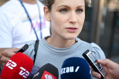 Philip Davali/Ritzau Scanpix. Pernille Skipper ved Publicistklubben, der torsdag inviterer til klassikeren: 'DAGEN DERPÅ', hvor partilederne møder hinanden efter Folketingsvalget i Industriens Hus i København.