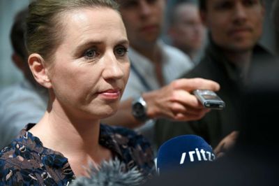 Philip Davali/Ritzau Scanpix. Mette Frederiksen ved Publicistklubben, der torsdag inviterer til klassikeren:'DAGEN DERPÅ', hvor partilederne møder hinanden efter Folketingsvalget i Industriens Hus i København.